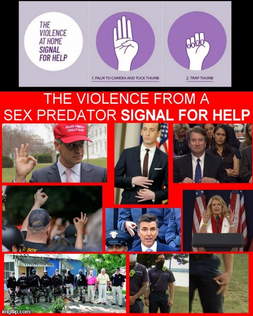 image tagged in tiktok,signal for help,clown car republicans,wap,hand signals,violence | made w/ Imgflip meme maker