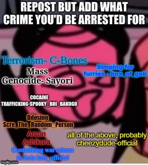 Committing war crimes in Asia kris_official | made w/ Imgflip meme maker