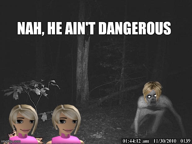 Mhm mhm |  NAH, HE AIN'T DANGEROUS | image tagged in the rake | made w/ Imgflip meme maker