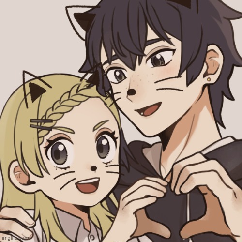 yachi and waffle | image tagged in yachi and waffle | made w/ Imgflip meme maker