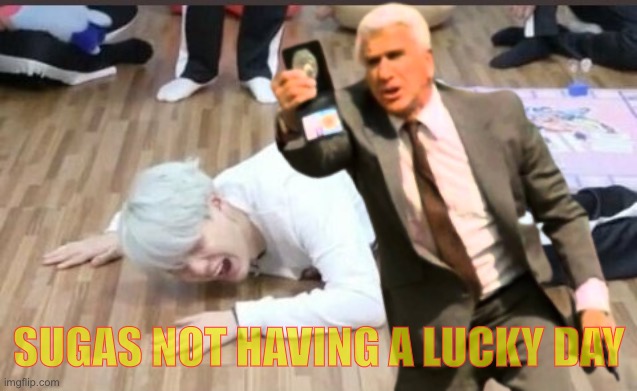 I wonder what the paper will say about this | SUGAS NOT HAVING A LUCKY DAY | made w/ Imgflip meme maker