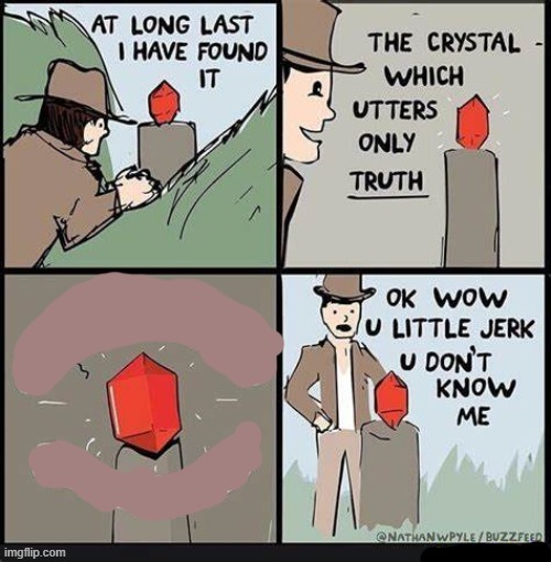 New template I hope you like it | image tagged in crystal of truth | made w/ Imgflip meme maker