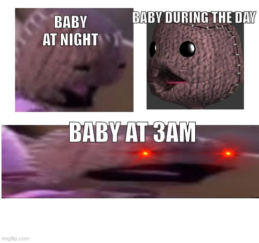 *calm* .. wha..? whaa... WHAAAAAAAAAAAAAAAAAAAAAAAAAAAAAA | BABY AT NIGHT; BABY DURING THE DAY; BABY AT 3AM | image tagged in blank white template,crying,sad,baby | made w/ Imgflip meme maker