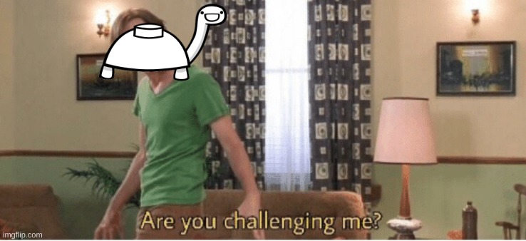 are you challenging me | image tagged in are you challenging me | made w/ Imgflip meme maker