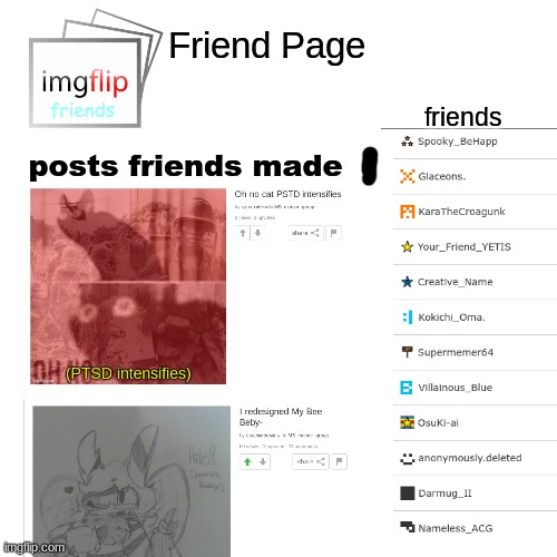 Blank Transparent Square Meme | friends Friend Page friends posts friends made | image tagged in memes,blank transparent square | made w/ Imgflip meme maker