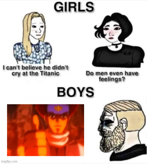 That part was dark | image tagged in do men even have feelings | made w/ Imgflip meme maker