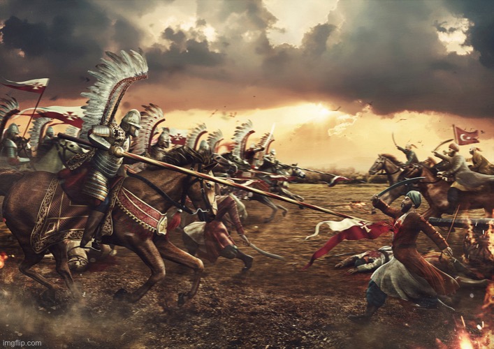 Winged Hussars | image tagged in winged hussars | made w/ Imgflip meme maker