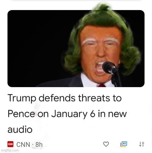 Trumper | image tagged in trump,pence,hang,threats,defends | made w/ Imgflip meme maker