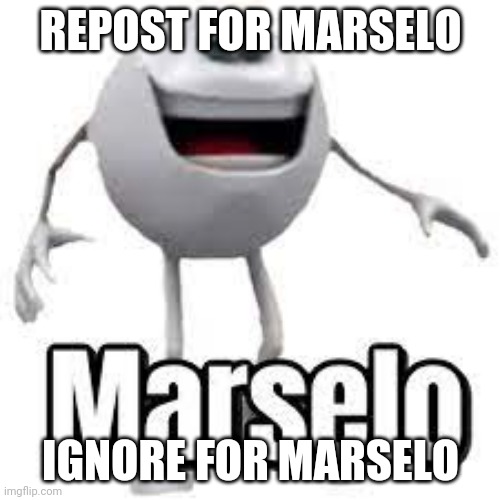 Marselo | REPOST FOR MARSELO; IGNORE FOR MARSELO | image tagged in marselo | made w/ Imgflip meme maker