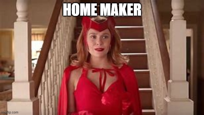 HOME MAKER | image tagged in wandavision,tv,pop culture | made w/ Imgflip meme maker