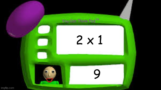 Baldi Can you think pad | 2 x 1 9 | image tagged in baldi can you think pad | made w/ Imgflip meme maker