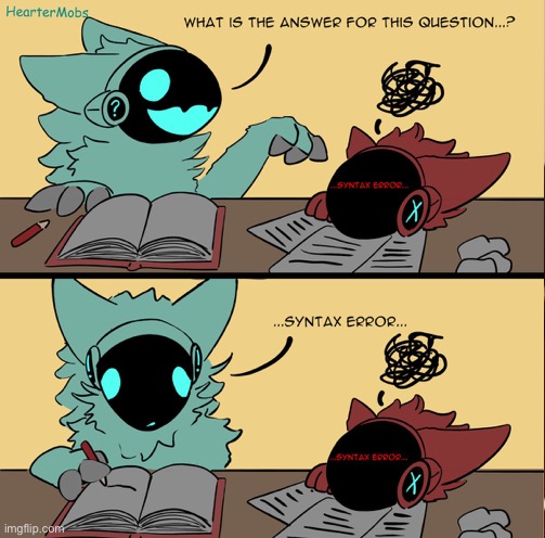 Me using me calculator on a test be like : | image tagged in furries,protogen,lol | made w/ Imgflip meme maker