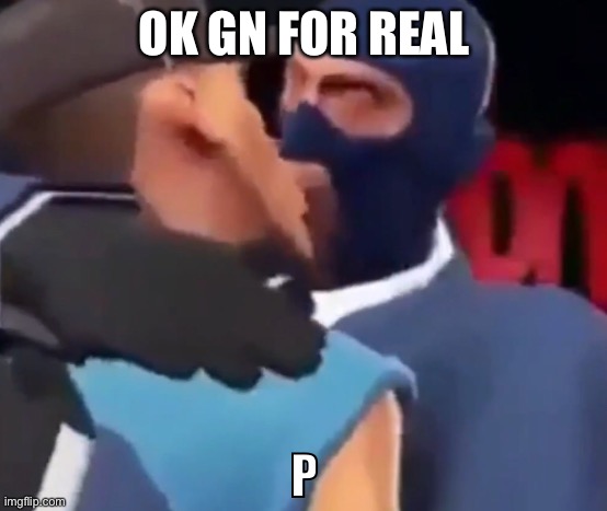 The p | OK GN FOR REAL | image tagged in the p | made w/ Imgflip meme maker