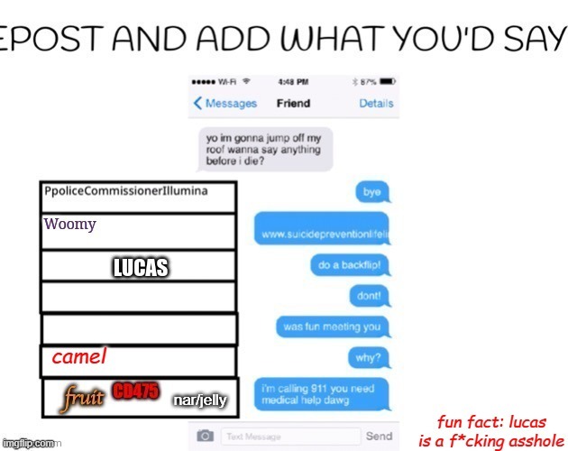 yall remember lucas? *wheeze* lmao where'd i find this shit | nar/jelly | made w/ Imgflip meme maker
