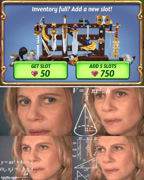 What a Deal! | image tagged in math lady/confused lady | made w/ Imgflip meme maker