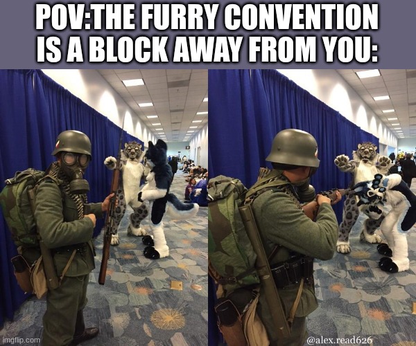 Yes | POV:THE FURRY CONVENTION IS A BLOCK AWAY FROM YOU: | image tagged in yes | made w/ Imgflip meme maker