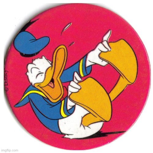 Donald Duck laughing - Imgflip