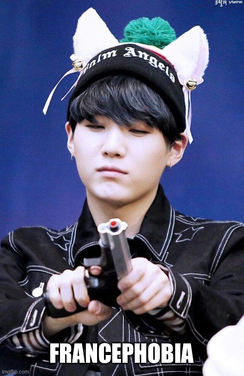 Gun Suga | FRANCEPHOBIA | image tagged in gun suga | made w/ Imgflip meme maker
