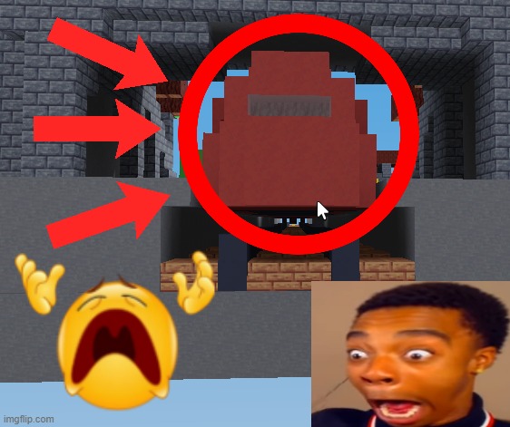 among us in roblox bedwars?????? | image tagged in roblox | made w/ Imgflip meme maker