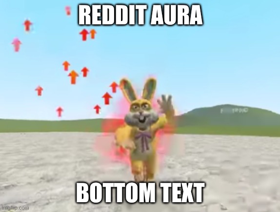 REDDIT AURA; BOTTOM TEXT | made w/ Imgflip meme maker