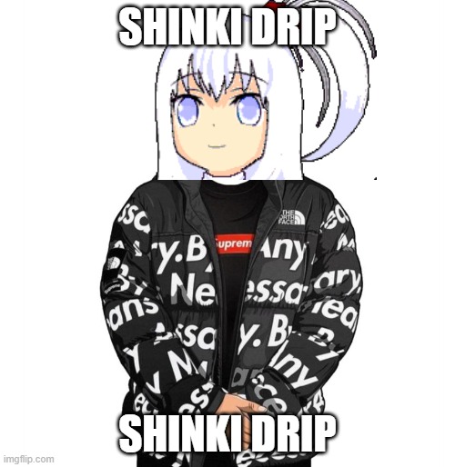 Shinki Drip | SHINKI DRIP; SHINKI DRIP | image tagged in goku drip,drip,touhou,dank memes,memes,video games | made w/ Imgflip meme maker