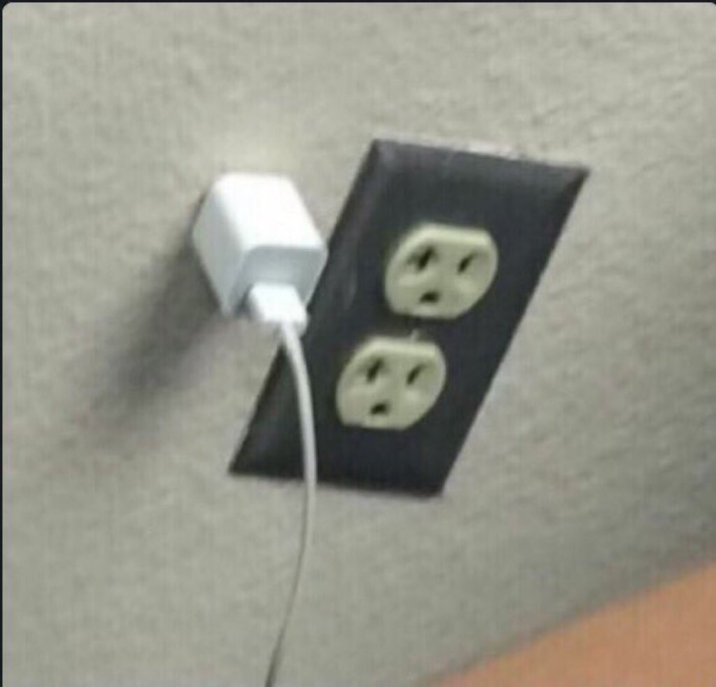 High Quality wall socket usb Blank Meme Template