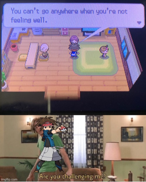 BW2 Shaggy | image tagged in are you challenging me,pokemon,unova,shaggy,memes,health | made w/ Imgflip meme maker