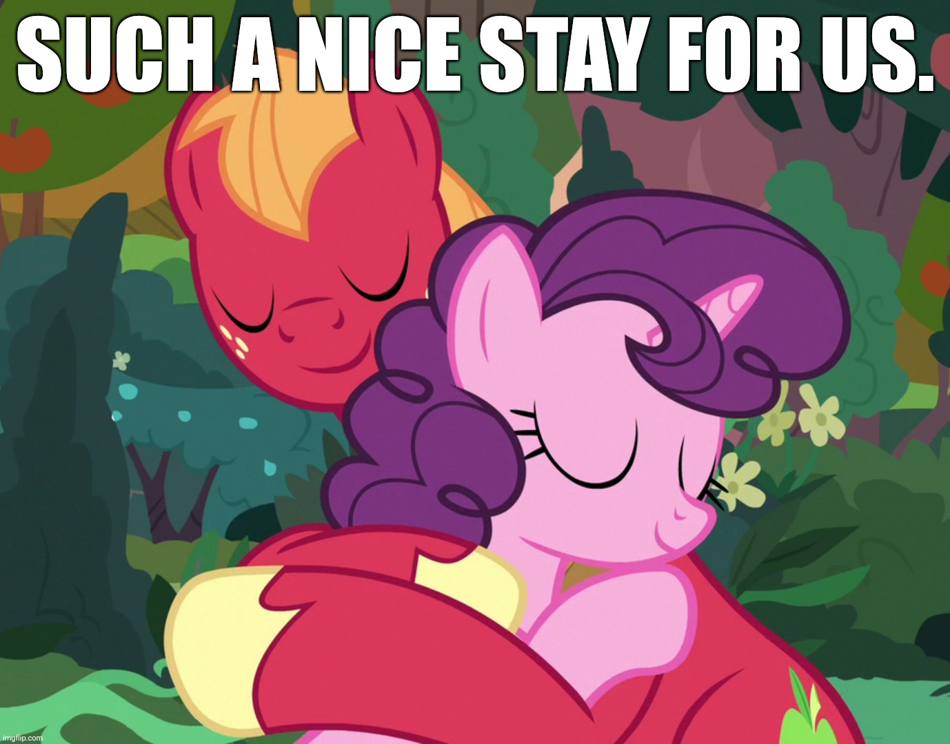 SUCH A NICE STAY FOR US. | made w/ Imgflip meme maker