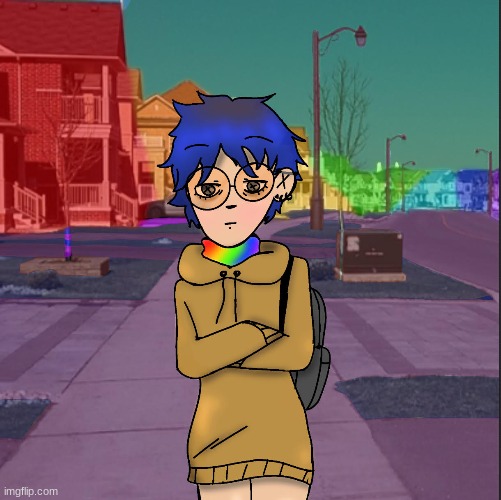 i did a self portrait | made w/ Imgflip meme maker