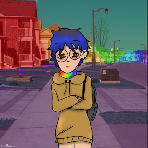 i did a self portrait | made w/ Imgflip meme maker