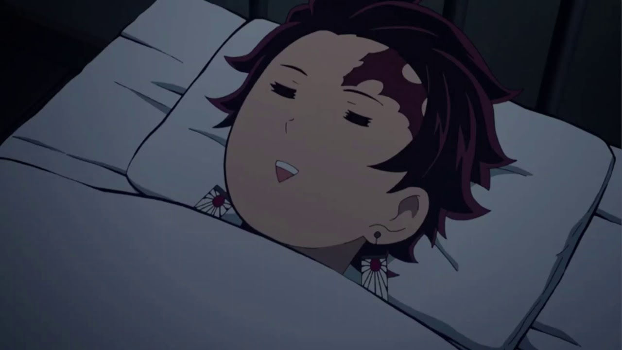 tanjiro sleeping Blank Meme Template