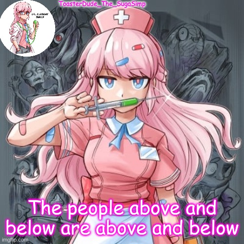 Clinic Of Horrors | The people above and below are above and below | image tagged in clinic of horrors | made w/ Imgflip meme maker