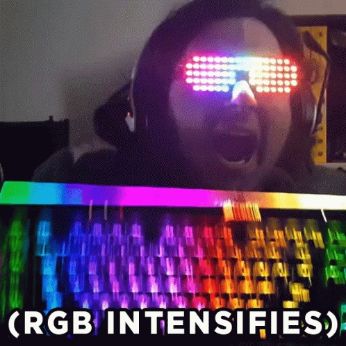 rgb intensifies Blank Meme Template