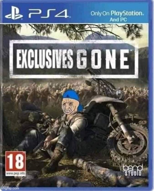 Ps4 Exclusive game | image tagged in ps4 exclusive game | made w/ Imgflip meme maker