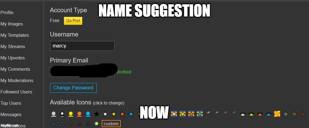 NAME SUGGESTION; NOW | made w/ Imgflip meme maker