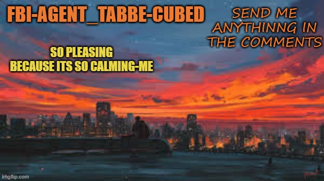 words or photots | SEND ME ANYTHINNG IN THE COMMENTS | image tagged in my sunset temp p | made w/ Imgflip meme maker