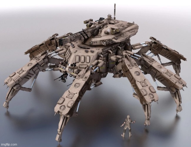 spider mech | image tagged in spider mech | made w/ Imgflip meme maker