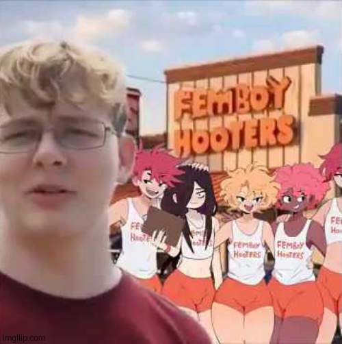 CMC at Femboyhooters | image tagged in cmc at femboyhooters | made w/ Imgflip meme maker