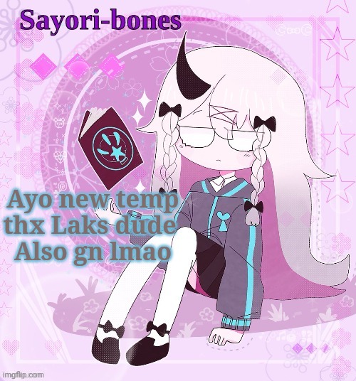 Razzy Stazzy | Ayo new temp thx Laks dude 
Also gn lmao | image tagged in rassy stazzy | made w/ Imgflip meme maker