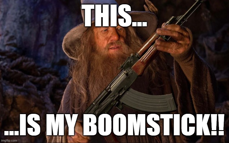 THIS... ...IS MY BOOMSTICK!! | made w/ Imgflip meme maker