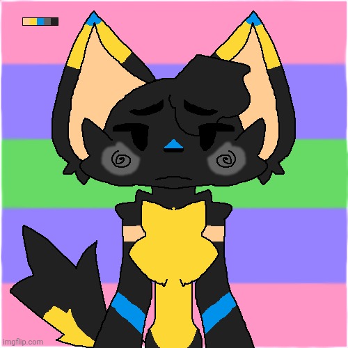 Trigender fox :] | made w/ Imgflip meme maker