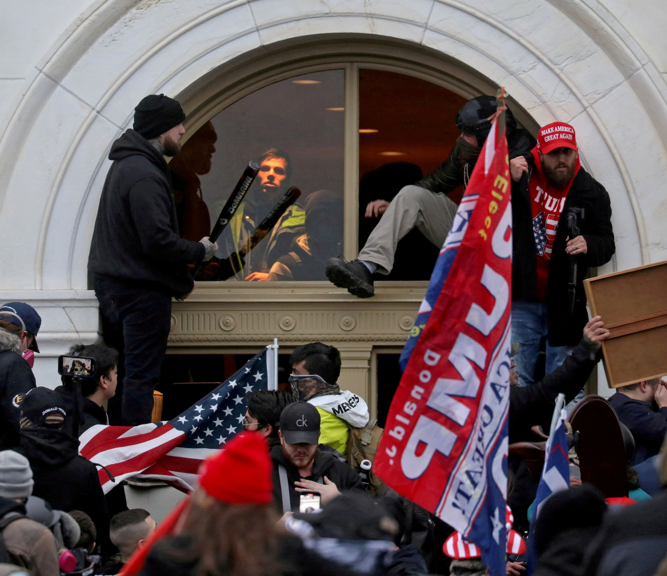 Violent insurrection capitol riot Trump 1/6 Blank Meme Template