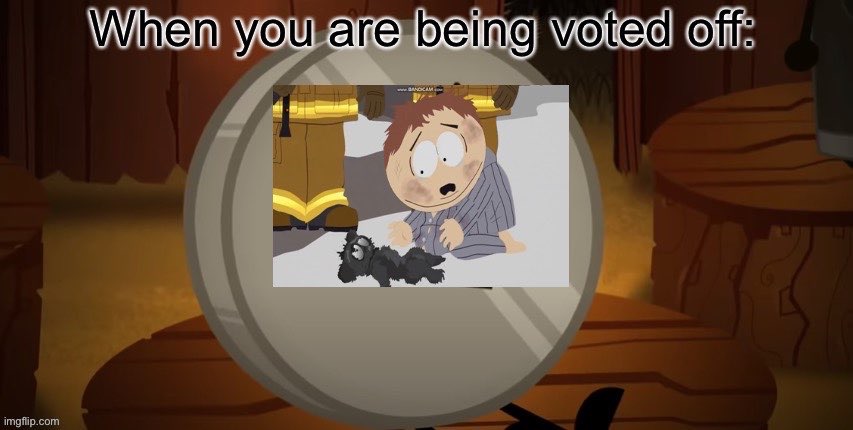 inanimate park | image tagged in nickel i voted for you tonight,south park | made w/ Imgflip meme maker