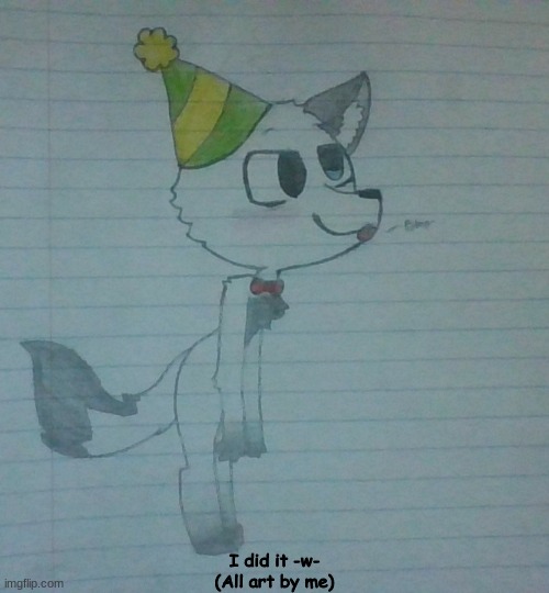 Hehe, I turned a FNaF character into a furry animal -w- | I did it -w-
(All art by me) | image tagged in furry | made w/ Imgflip meme maker