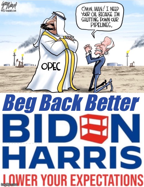 If only the US had oil. | Beg Back Better | image tagged in joe biden,memes,politics lol | made w/ Imgflip meme maker