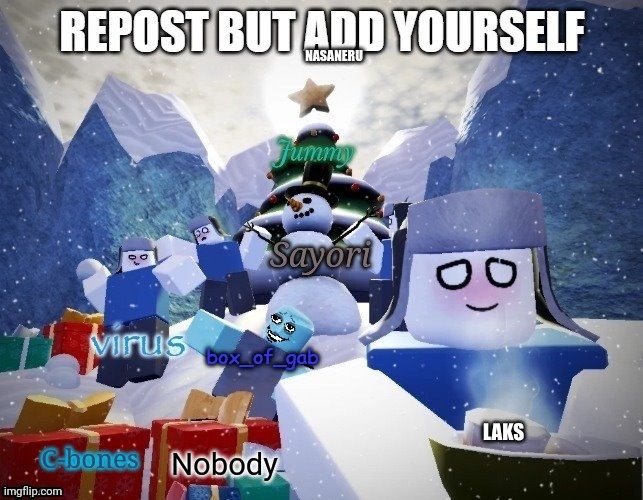 Nobody | made w/ Imgflip meme maker