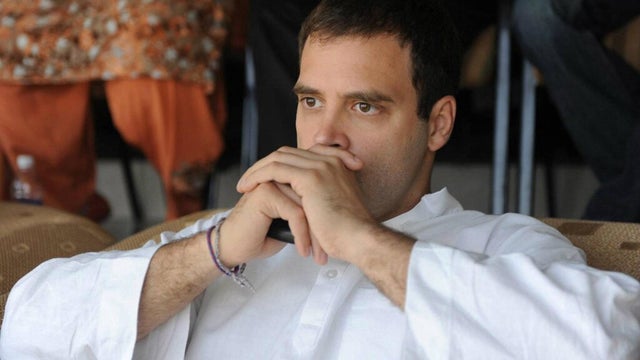 High Quality Rahul Gandhi Thinking Blank Meme Template