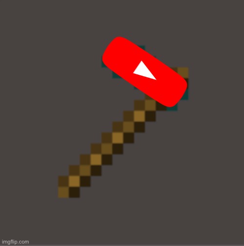 Minecraft Diamond Hoe | image tagged in minecraft diamond hoe | made w/ Imgflip meme maker