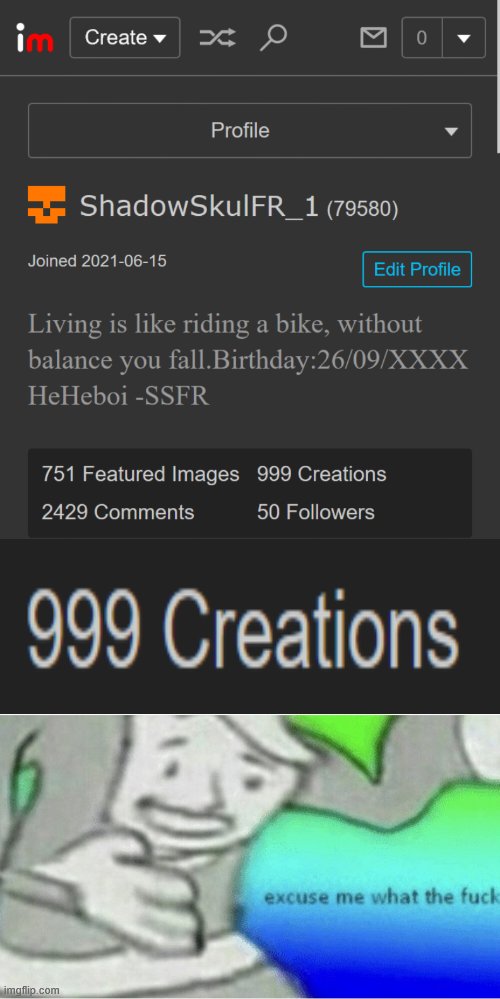 Bruh | image tagged in ssfr profile,excuse me wtf blank template | made w/ Imgflip meme maker