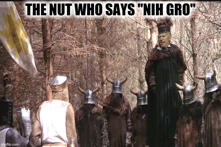 THE NUT WHO SAYS "NIH GRO" | made w/ Imgflip meme maker